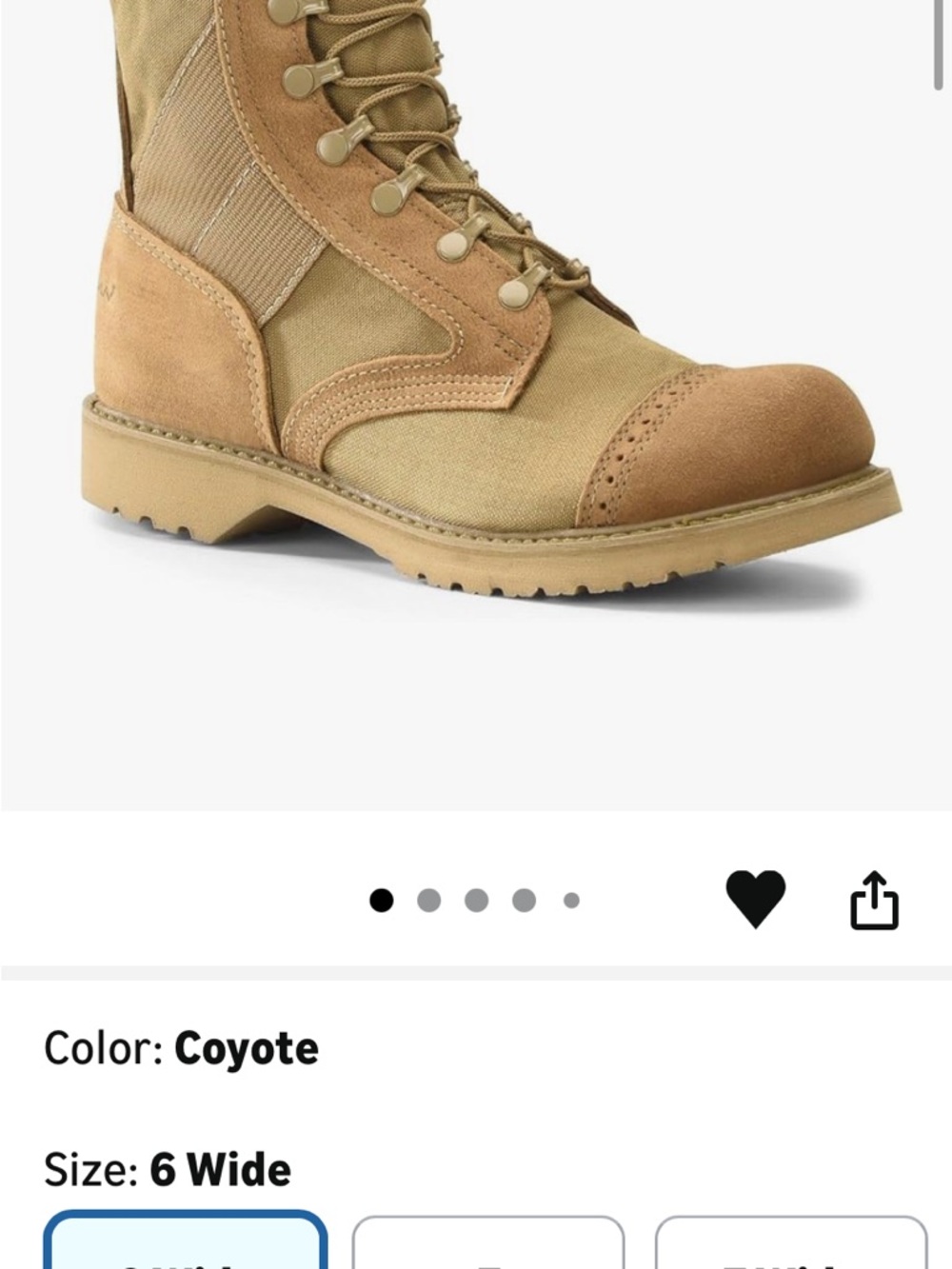 Corcoran Marauder 10" Soft Toe Work Boot, Durable Leather, Slip Resistant - Picture 2 of 6